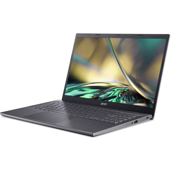 Laptop Acer Aspire 5 A515-48M, 15.6 inch FHD IPS, AMD Ryzen 7 7730U, 16GB DDR4X, 1TB SSD, Radeon, Steel Gray
