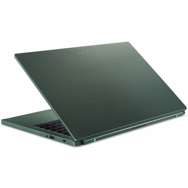 Laptop Acer Aspire Vero AV15-53P, 15.6 inch FHD IPS, Intel Core i5-1335U, 16GB DDR5, 512GB SSD, Intel Iris Xe, Cypress Green