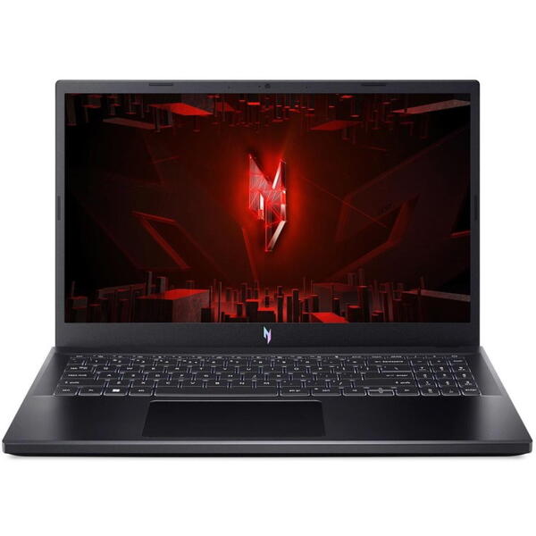 Laptop Gaming Acer Nitro V 15 ANV15-51, 15.6 inch FHD IPS 144Hz, Intel Core i7-13620H, 16GB DDR5, 512GB SSD, GeForce RTX 4050 6GB, Obsidian Black