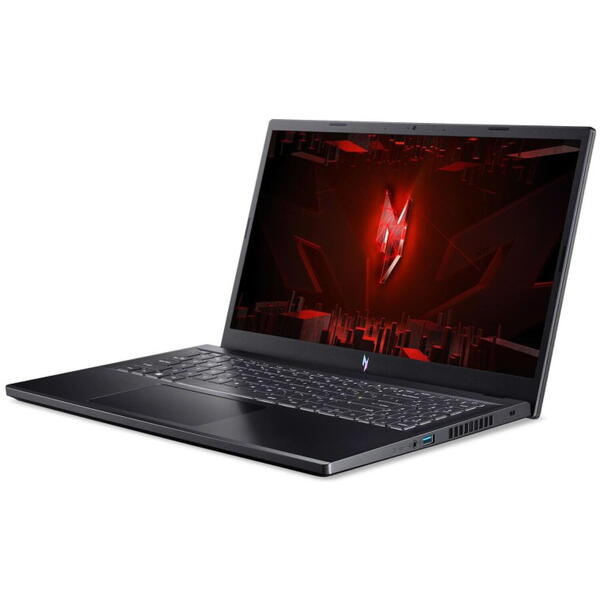 Laptop Gaming Acer Nitro V 15 ANV15-51, 15.6 inch FHD IPS 144Hz, Intel Core i7-13620H, 16GB DDR5, 512GB SSD, GeForce RTX 4050 6GB, Obsidian Black