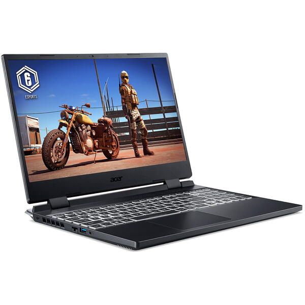 Laptop Gaming Acer Nitro 5 AN515-58, 15.6 inch FHD IPS 144Hz, Intel Core i7-12650H, 16GB DDR5, 512GB SSD, GeForce RTX 4060 8GB, Black