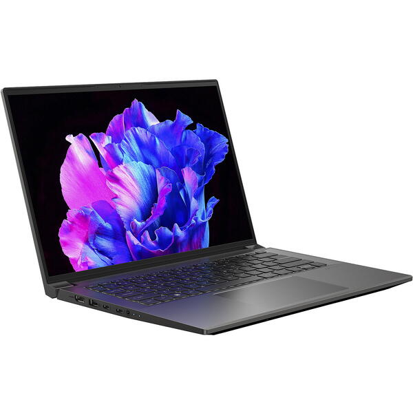 Laptop Acer Swift X 14 SFX14-71G, 14.5 inch 2.8K OLED 120Hz, Intel Core i7-13700H, 16GB DDR5, 1TB SSD, GeForce RTX 4050 6GB, Win 11 Home, Steel Gray