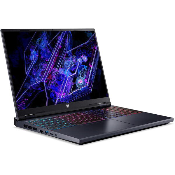 Laptop Gaming Acer Predator Helios Neo 16 PHN16-72, 16 inch WUXGA IPS 165Hz, Intel Core i7 14650HX, 16GB DDR5, 512GB SSD, GeForce RTX 4060 8GB, Abyssal Black