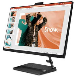IdeaCentre AIO 3 27IAP7, 27 inch FHD IPS, Intel Core i5-12450H 4.4GHz, 16GB RAM, 1TB SSD, Iris Xe Graphics, Camera Web, Negru
