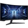 Monitor Gaming Samsung Odyssey G5 LC34G55TWWPXEN Curbat 34 inch UWQHD VA 1 ms 165 Hz HDR