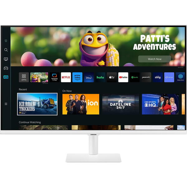 Monitor LED Samsung Smart M5 LS32CM501EUXDU 31.5 inch FHD VA 4 ms 60 Hz HDR, Alb