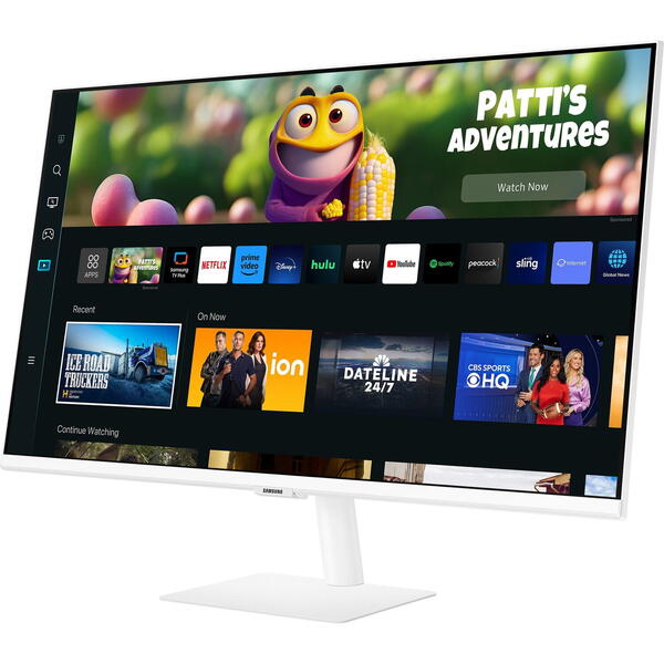 Monitor LED Samsung Smart M5 LS32CM501EUXDU 31.5 inch FHD VA 4 ms 60 Hz HDR, Alb