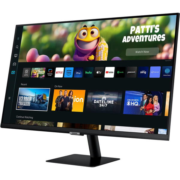 Monitor LED Samsung Smart M5 LS32CM500EUXDU 32 inch FHD VA 4 ms 60 Hz HDR, Negru