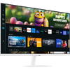 Monitor LED Samsung Smart M8 LS32CM801UUXDU 32 inch UHD VA 4 ms 60 Hz Webcam USB-C HDR, Alb
