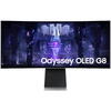 Monitor Gaming Samsung Odyssey G8 G85SB LS34BG850SUXEN Curbat 34 inch UWQHD OLED 0.1 ms 175 Hz USB-C HDR