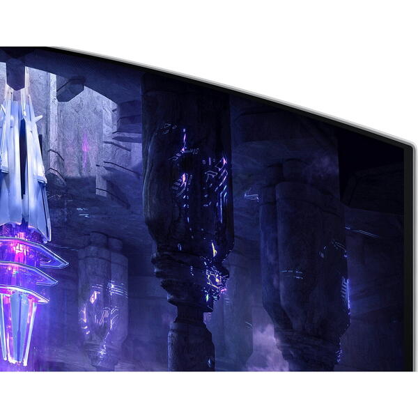Monitor Gaming Samsung Odyssey G8 G85SB LS34BG850SUXEN Curbat 34 inch UWQHD OLED 0.1 ms 175 Hz USB-C HDR