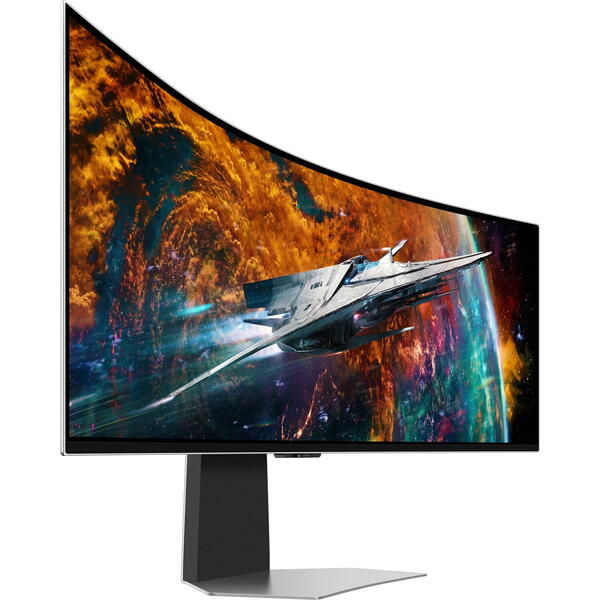 Monitor Gaming Samsung Odyssey G9 LS49CG950SUXDU Curbat 49 inch DQHD OLED 0.03 ms 240 Hz HDR