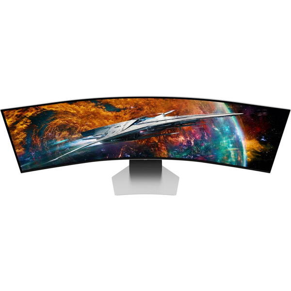 Monitor Gaming Samsung Odyssey G9 LS49CG950SUXDU Curbat 49 inch DQHD OLED 0.03 ms 240 Hz HDR