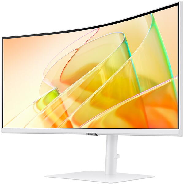 Monitor LED Samsung ViewFinity S6 S65TC LS34C650TAUXEN Curbat 34 inch UWQHD VA 5 ms 100 Hz Thunderbolt HDR