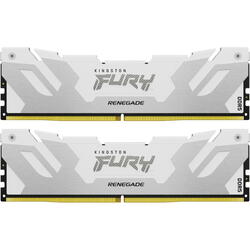 FURY Renegade White 64GB DDR5 6000MHz CL32 Kit Dual Channel