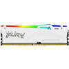 Memorie Kingston FURY Beast RGB White 32GB DDR5 6400MHz CL32 Kit Dual Channel