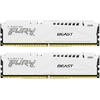 Memorie Kingston FURY Beast White 64GB DDR5 6000MHz CL30 Kit Dual Channel
