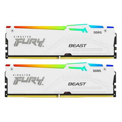 FURY Beast RGB White 32GB DDR5 6400MHz CL32 Kit Dual Channel