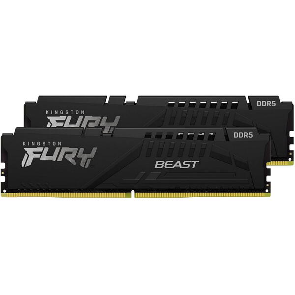 Memorie Kingston FURY Beast 64GB DDR5 6000MHz CL30 Kit Dual Channel