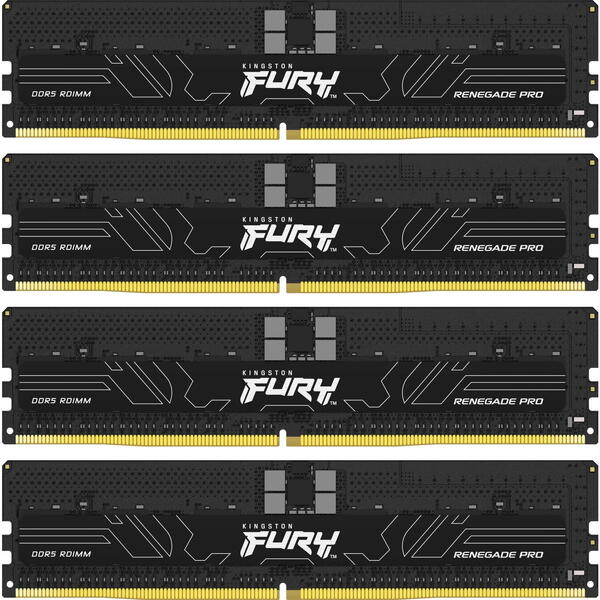 Memorie server Kingston FURY Renegade Pro RDIMM 128GB DDR5 5600 CL36 Kit Quad Channel