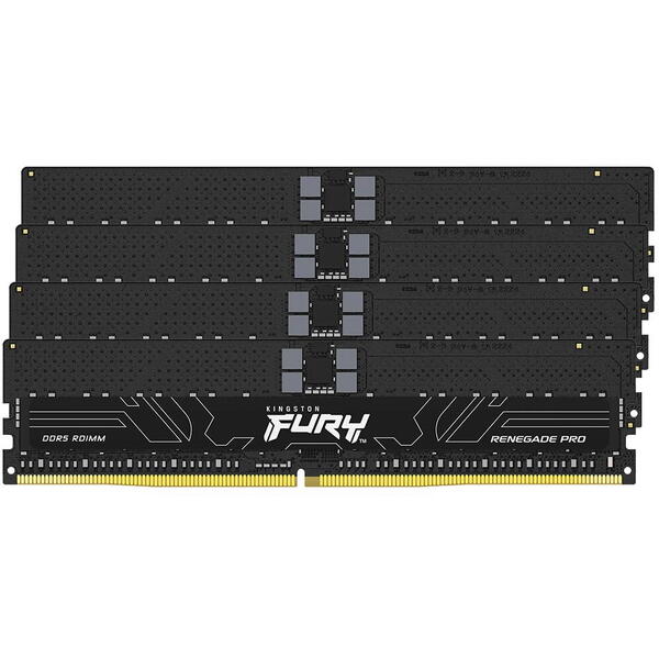 Memorie server Kingston FURY Renegade Pro RDIMM 128GB DDR5 5600 CL36 Kit Quad Channel