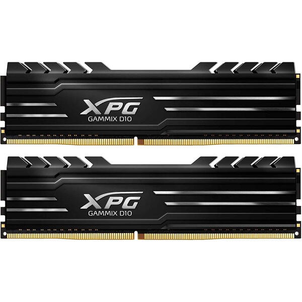 Memorie ADATA XPG Gammix D10 Black 16GB DDR4 3200MHz CL16 Kit Dual Channel