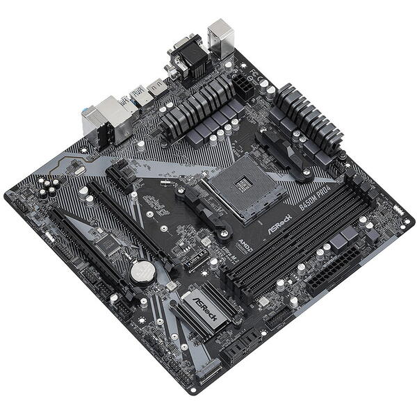 Placa de baza ASRock B450M PRO4 R2.0 Socket AM4