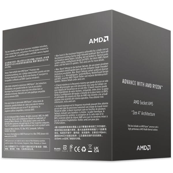 Procesor AMD Ryzen 5 8400F 4.2 GHz Box