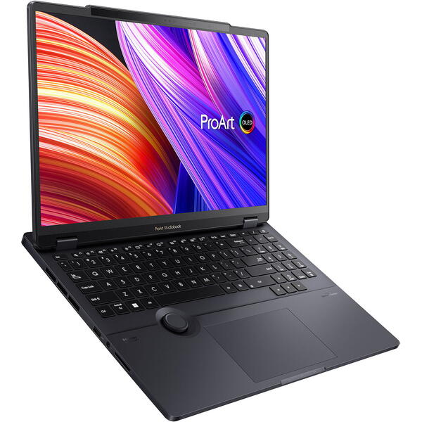 Laptop Asus ProArt StudioBook PRO W7604, 16 inch 3.2K OLED, Intel Core i9 13980HX, 64GB DDR5, 2TB SSD, GeForce RTX 3000 Ada 8GB, Star Black