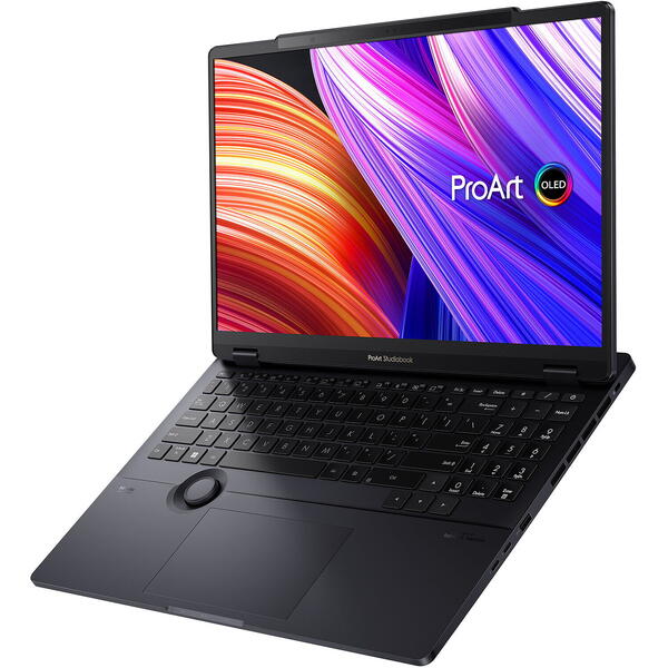 Laptop Asus ProArt StudioBook PRO W7604, 16 inch 3.2K OLED, Intel Core i9 13980HX, 64GB DDR5, 2TB SSD, GeForce RTX 3000 Ada 8GB, Star Black