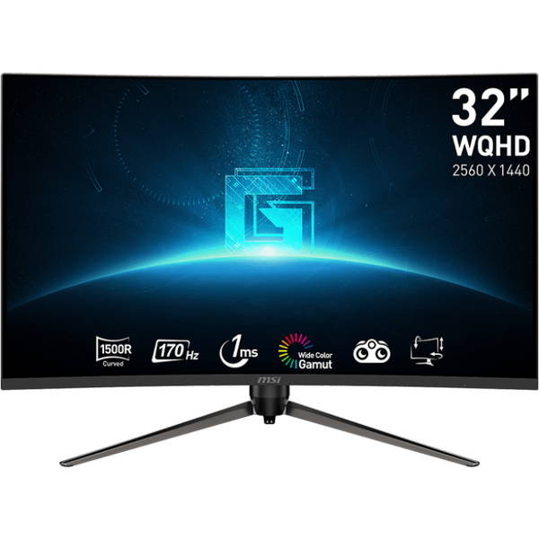 Monitor Gaming MSI G32CQ5P Curbat 31.5 inch QHD VA 1 ms 170 Hz HDR