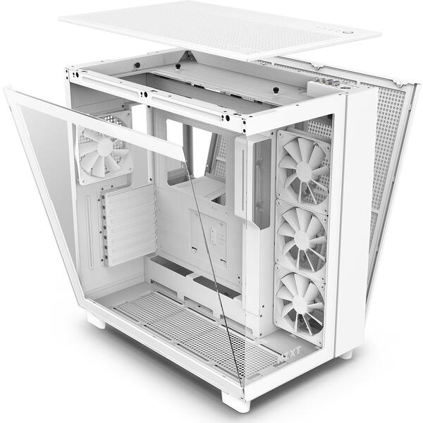 Carcasa NZXT H9 Flow, Alb