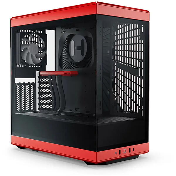 Carcasa HYTE Y40 Black-Red