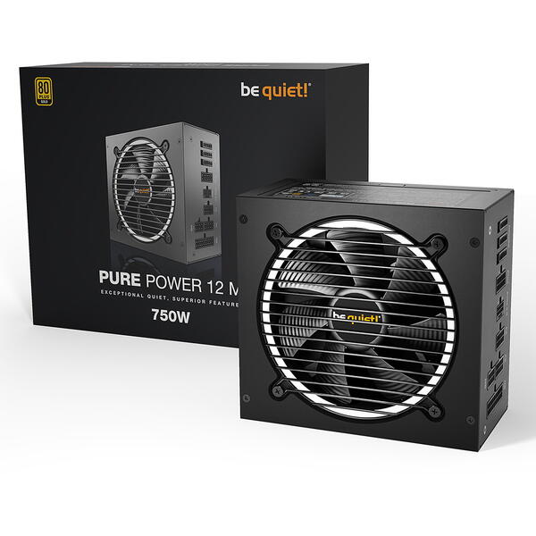 Sursa be quiet! Pure Power 12 M, 80+ Gold, 750W
