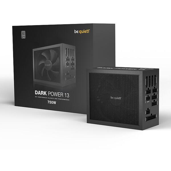 Sursa be quiet! Dark Power 13, 80+ Titanium, 750W
