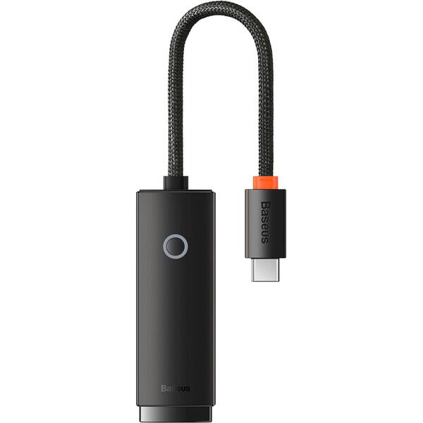 Placa de retea Baseus Lite WKQX000201, USB-C, Black