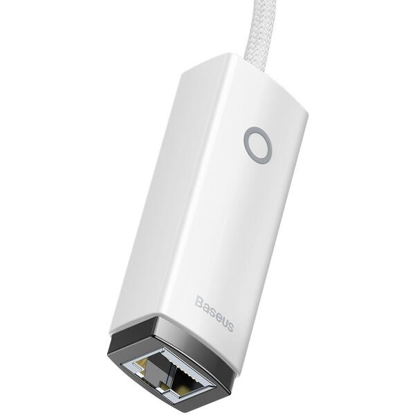 Placa de retea Baseus Lite WKQX000302, USB-C, White