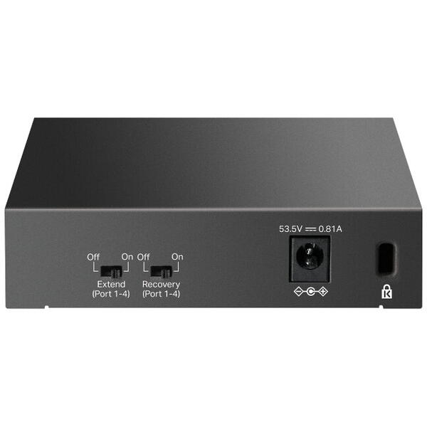 Switch TP-LINK LS105LP 5 porturi 10/100 Mbps, 4-Port PoE