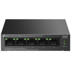LS105LP 5 porturi 10/100 Mbps, 4-Port PoE