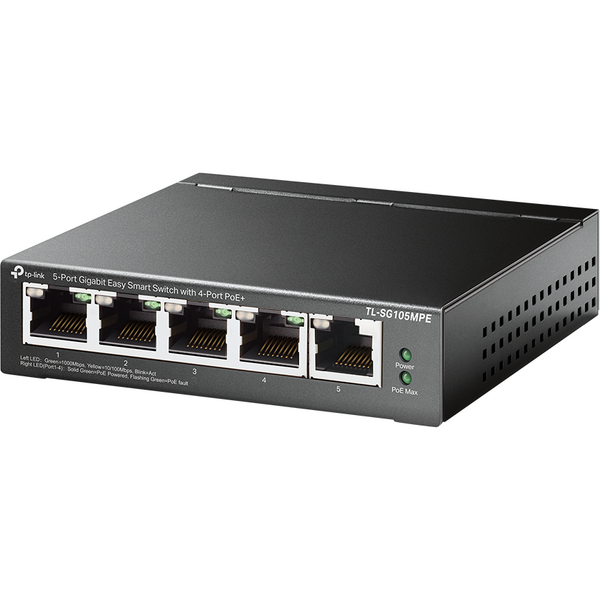 Switch TP-LINK TL-SG105MPE 5-Port Gigabit, 4-Port PoE+