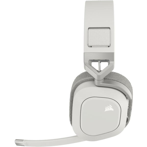 Casti gaming Corsair HS80 Max Wireless White