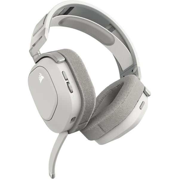 Casti gaming Corsair HS80 Max Wireless White