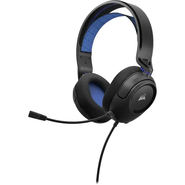 Casti gaming Corsair HS35 v2 Black/Blue