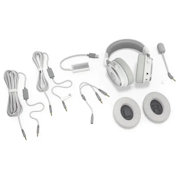 Casti gaming ENDORFY Viro Plus Onyx White