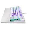 Tastatura gaming ENDORFY Omnis Pudding Onyx White RGB Kailh Red Swtich Mecanica