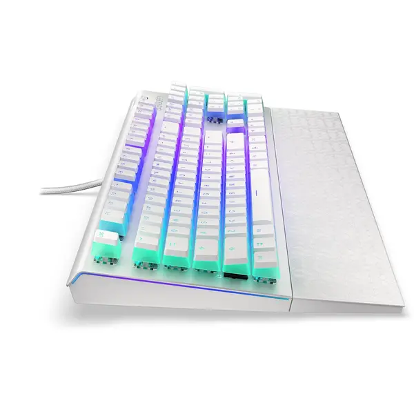 Tastatura gaming ENDORFY Omnis Pudding Onyx White RGB Kailh Red Swtich Mecanica