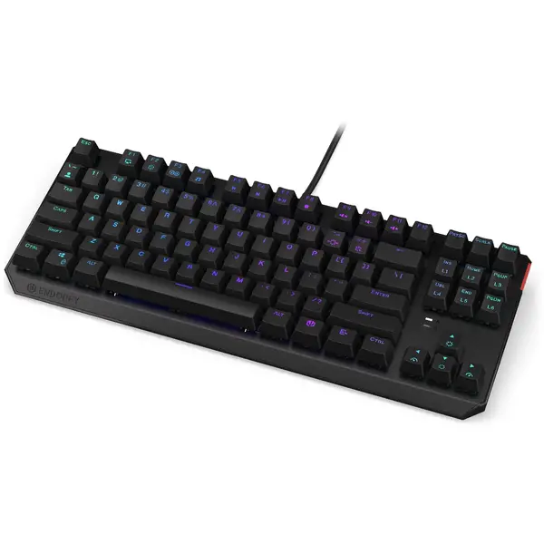 Tastatura gaming ENDORFY Thock TKL RGB PBT Kailh Brown Switch Mecanica