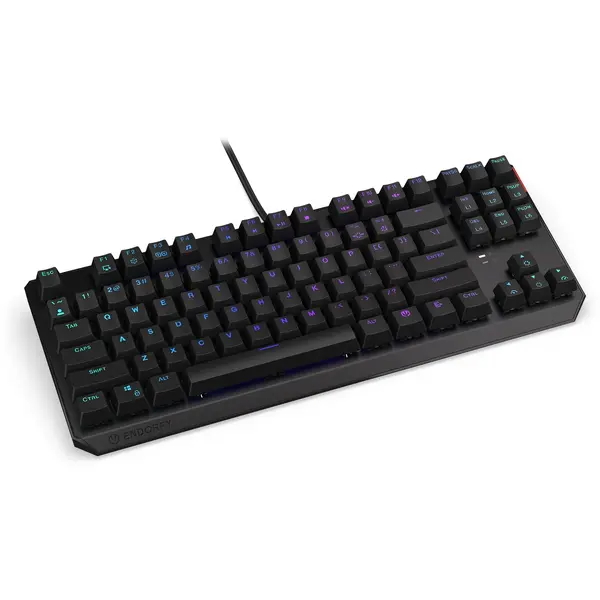 Tastatura gaming ENDORFY Thock TKL RGB PBT Kailh Brown Switch Mecanica