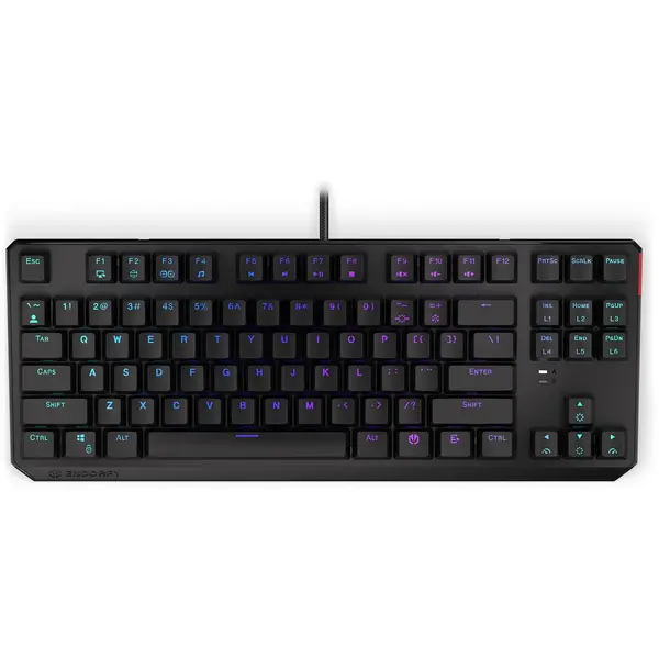 Tastatura gaming ENDORFY Thock TKL RGB PBT Kailh Brown Switch Mecanica