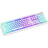 Tastatura gaming ENDORFY Thock Wireless Onyx White Pudding RGB Kailh Box Red Switch Mecanica